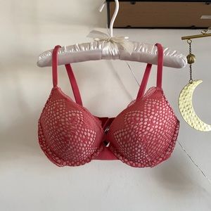 🪞 NEW  VS lace velvet push up bra 32c